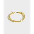 Minimalist Curved Open Band Ring