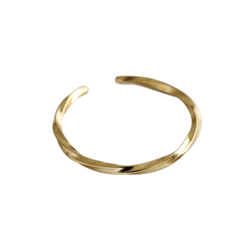 Minimalist Curved Open Band Ring – image 5