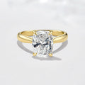 Cushion Cut Zircon Solitaire Ring – wholesale silver rings