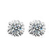 White / 5mm-(0.5ct*2)
