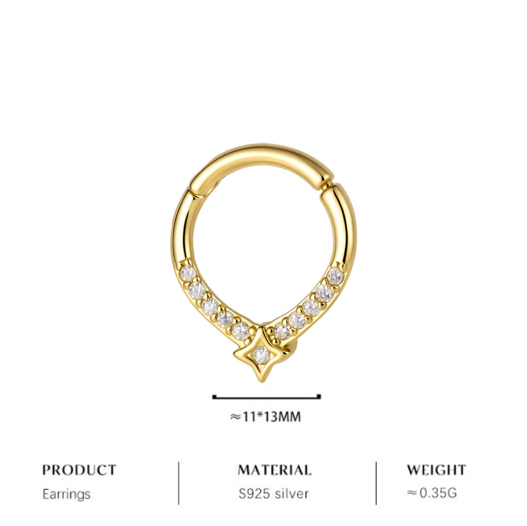Dainty CZ Mixed Ear Stack Set, Gold Plated – image 10