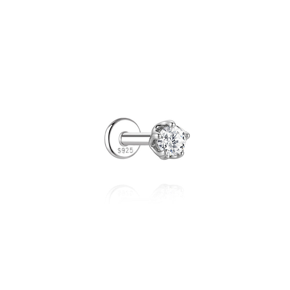 D-Color Moissanite Geometric Earrings – image 14