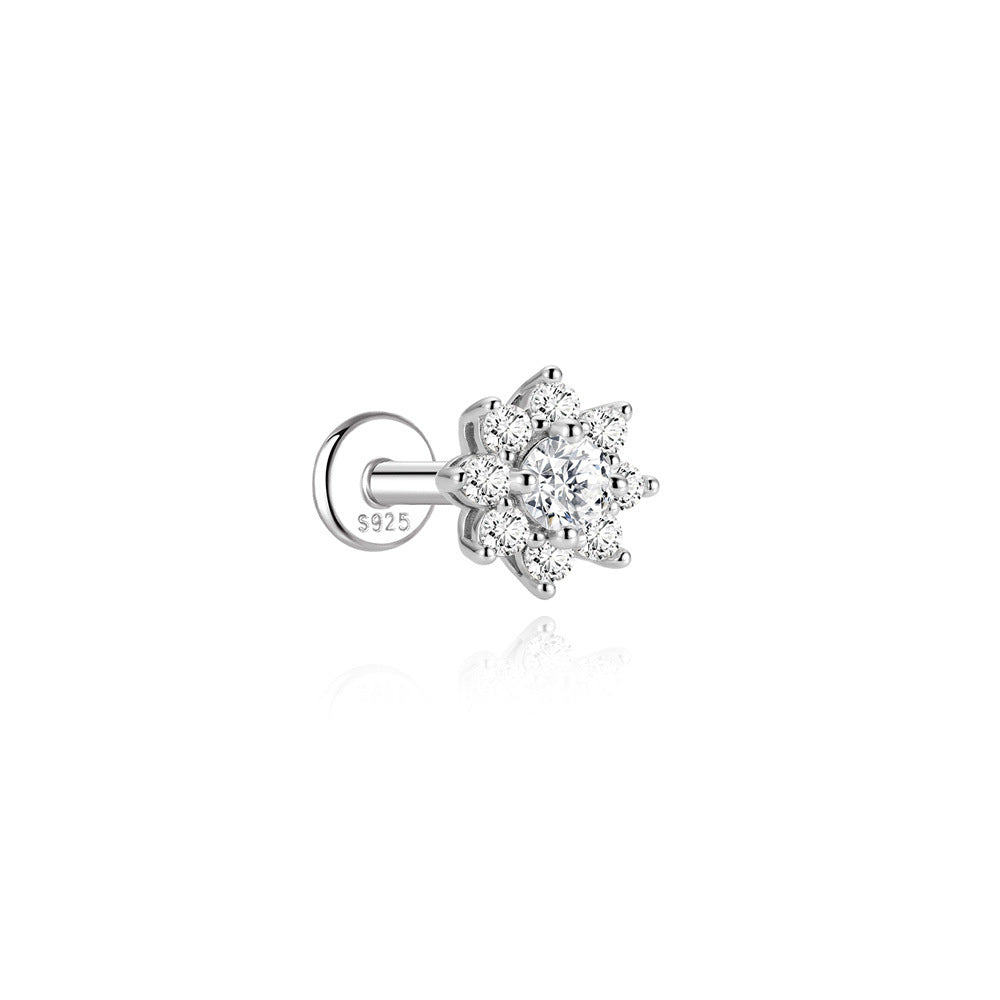 D-Color Moissanite Geometric Earrings – image 17
