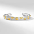 Daisy Zircon Inlaid Bangle