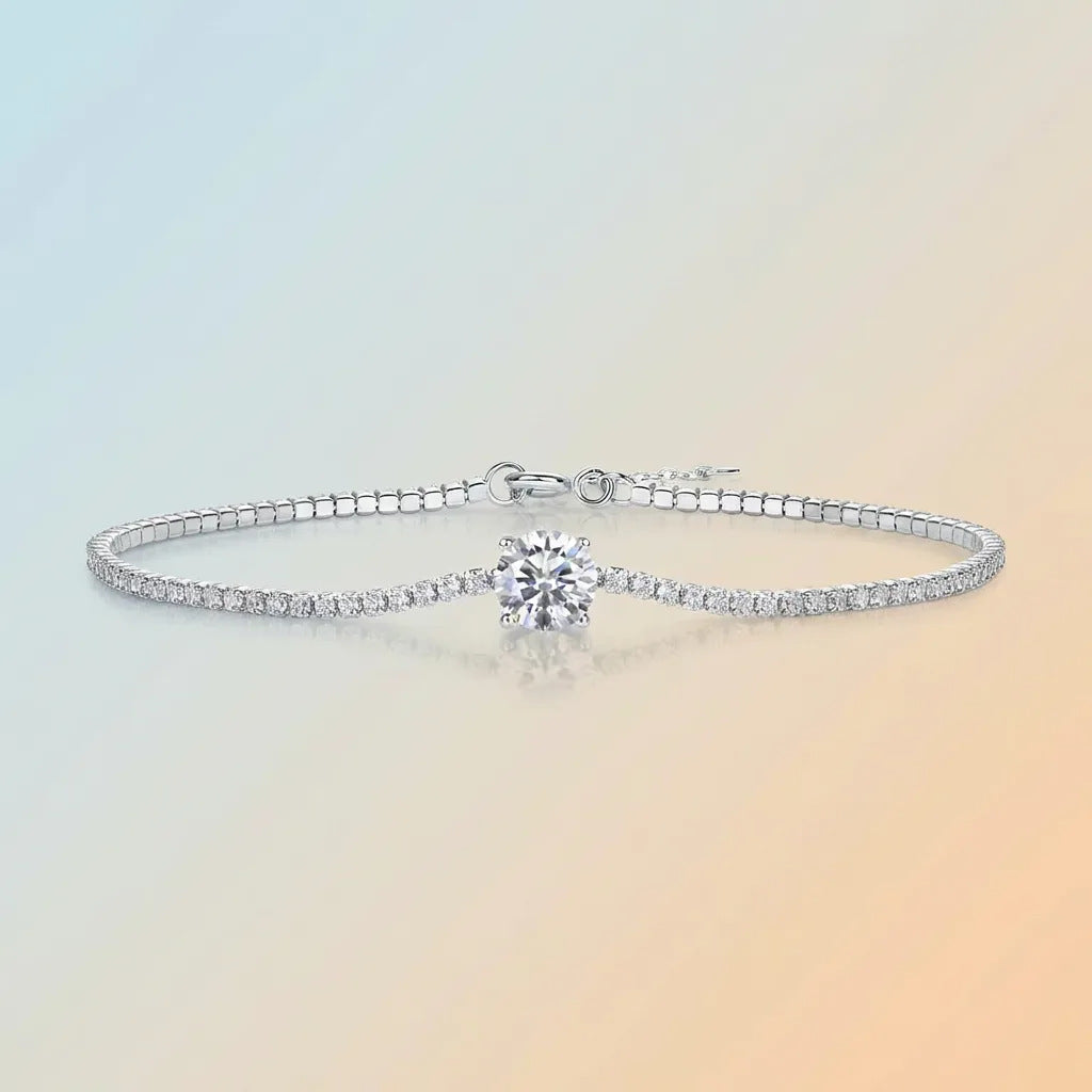 Dawn Dew Moissanite Tennis Bracelet