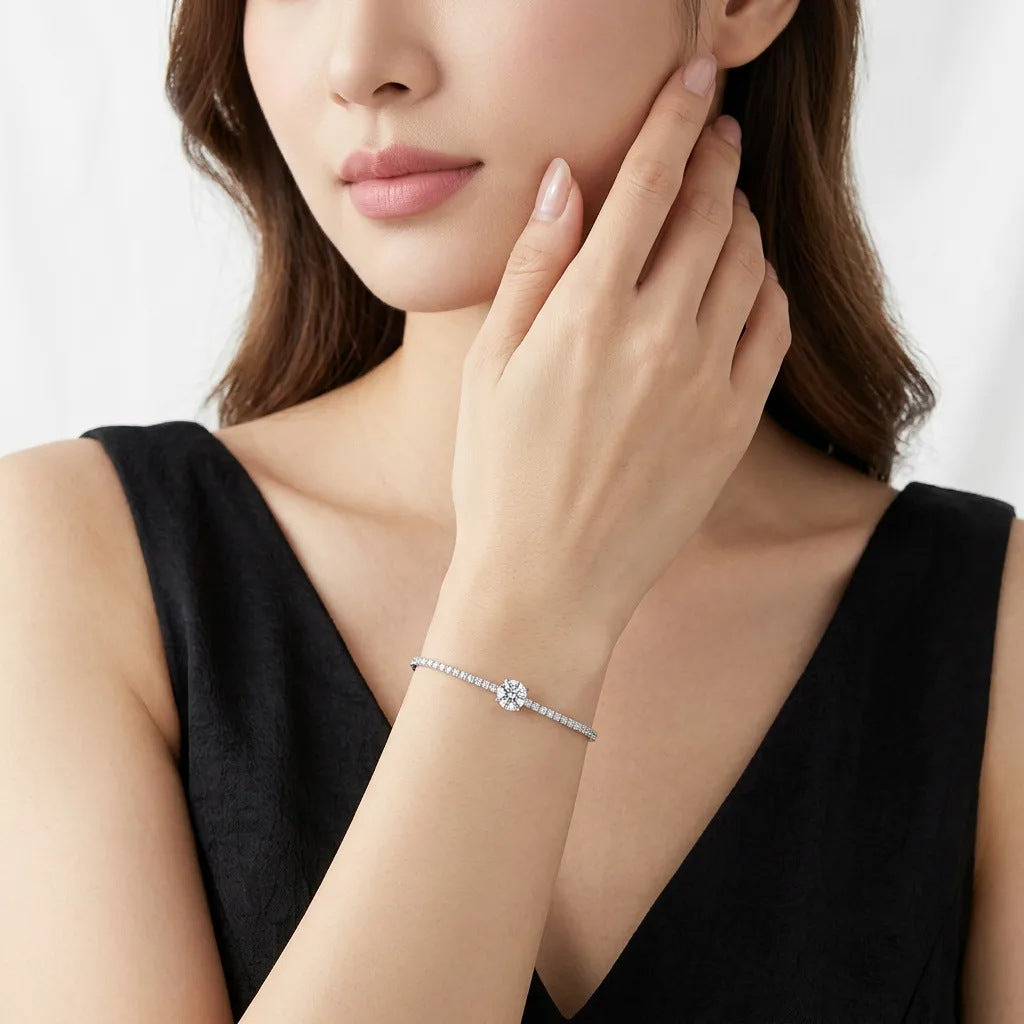 Dawn Dew Moissanite Tennis Bracelet – wholesale moissanite jewelry