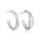 Rhodium Plated / 925 silver