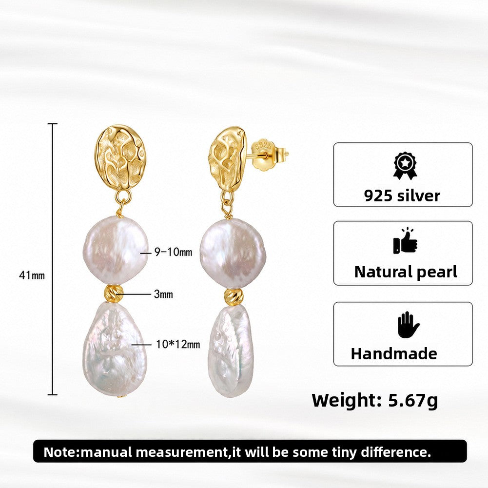 Freshwater Pearl Double Drop Earrings – image 5