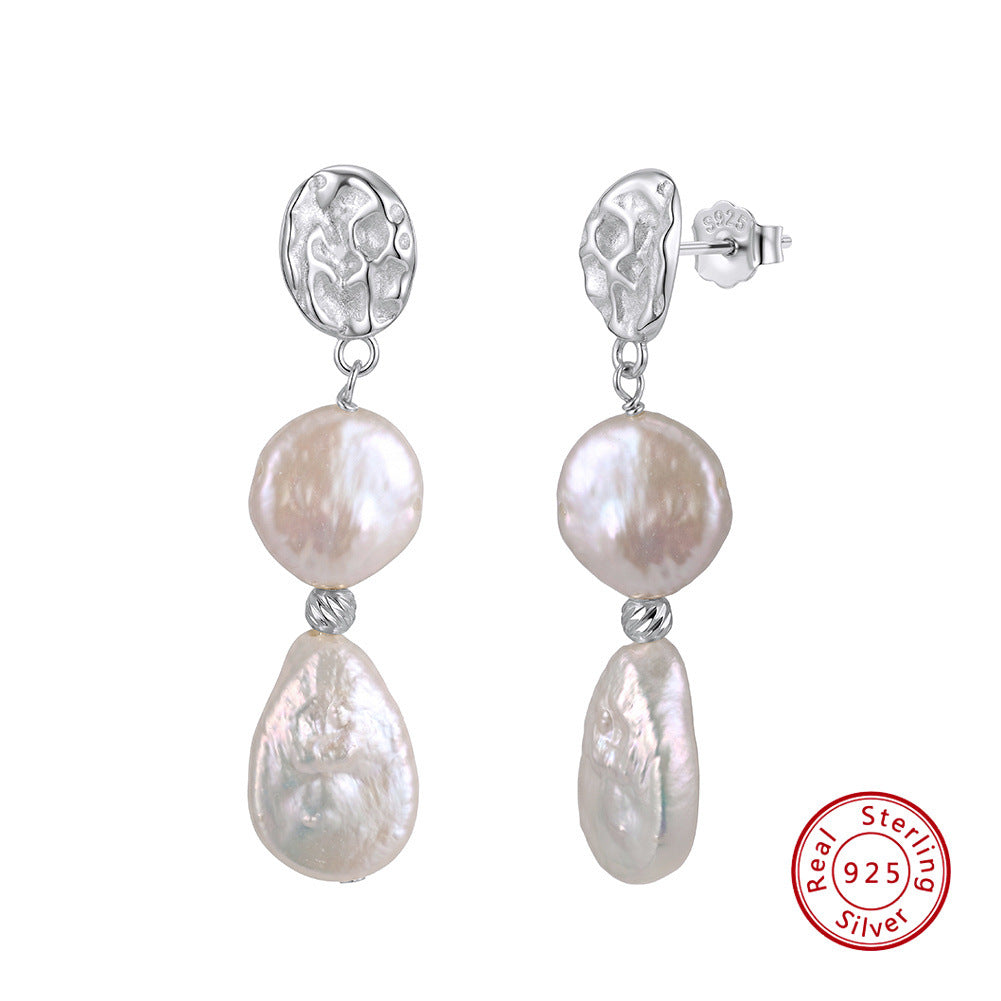 Freshwater Pearl Double Drop Earrings – image 7
