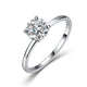 0.5CT-Rhodium Plated / 5#