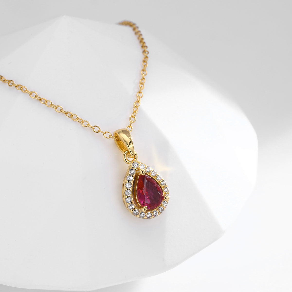Double-Layer Zircon Earrings and Necklace Set – image 15