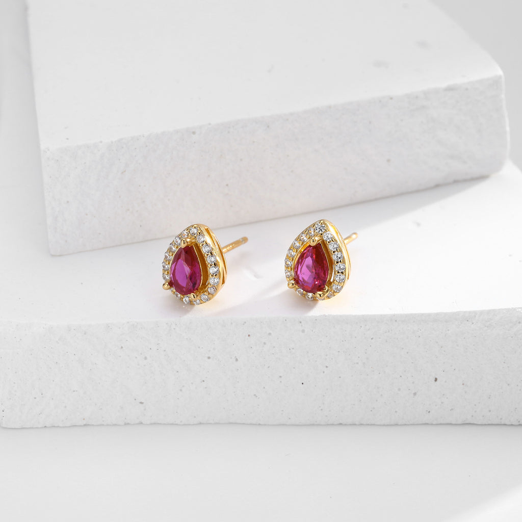 Double-Layer Zircon Earrings and Necklace Set – image 17