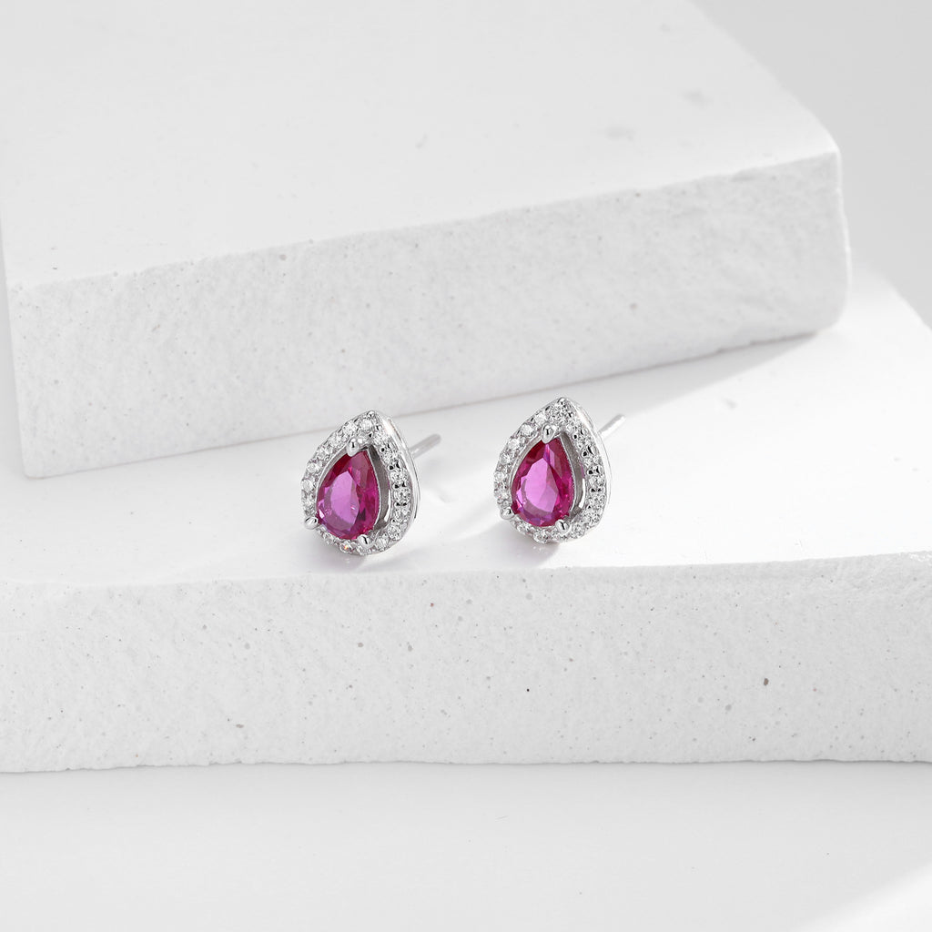 Double-Layer Zircon Earrings and Necklace Set – image 18