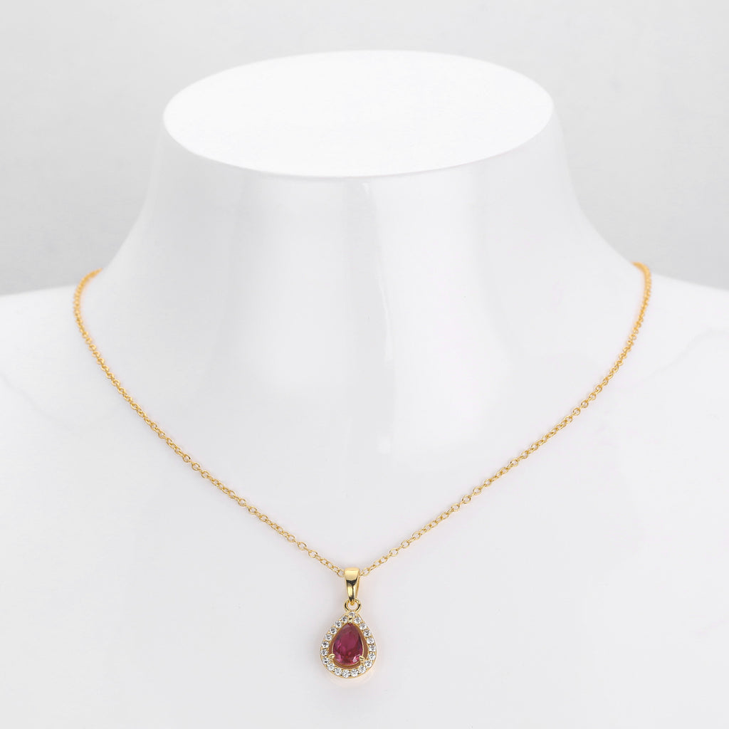 Double-Layer Zircon Earrings and Necklace Set – image 19