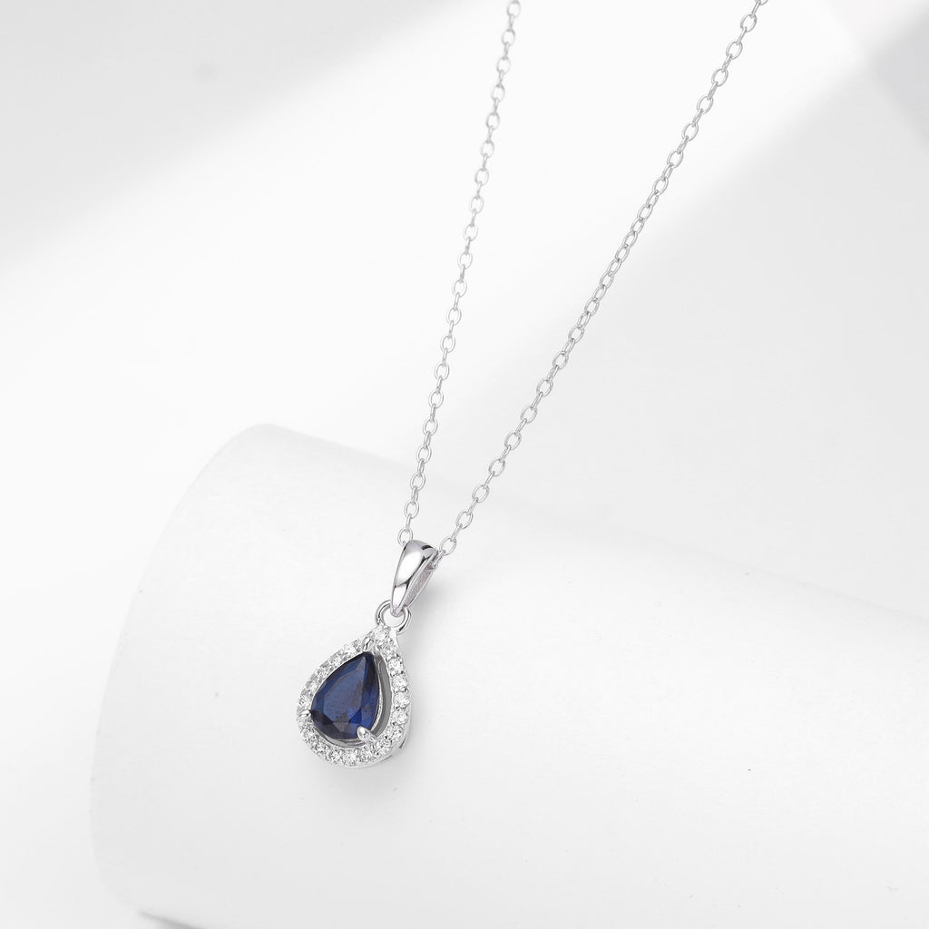 Double-Layer Zircon Earrings and Necklace Set – image 25