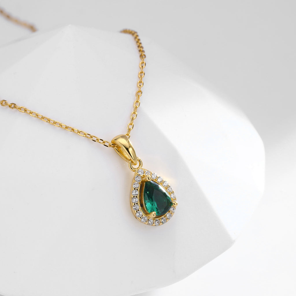 Double-Layer Zircon Earrings and Necklace Set – image 29
