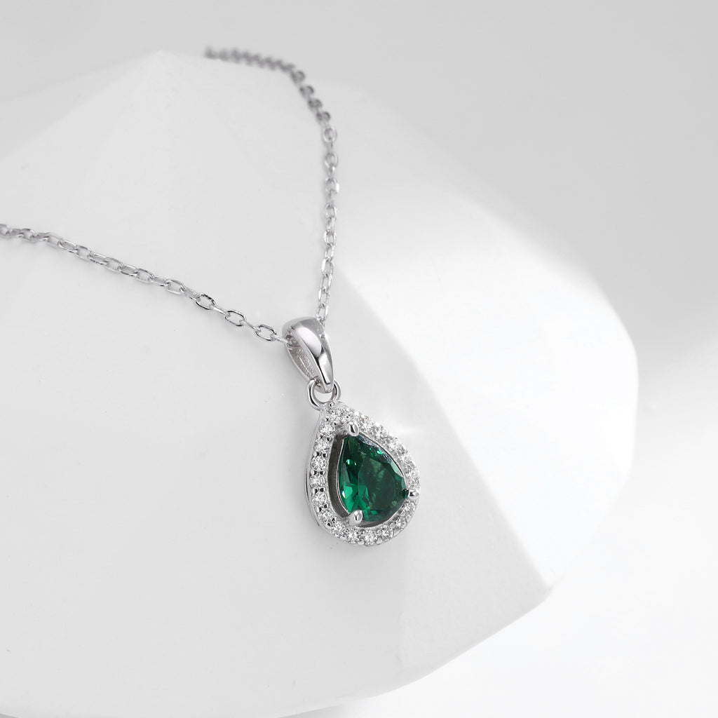 Double-Layer Zircon Earrings and Necklace Set – image 30
