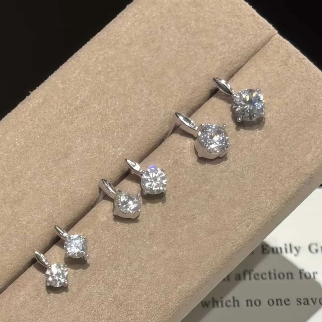 Extra-Sparkly Moissanite Stud Earrings – wholesale moissanite jewelry
