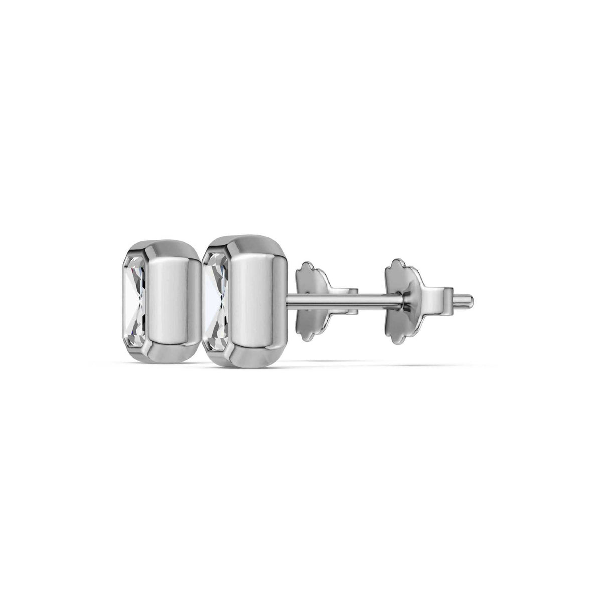 Fancy-Cut Moissanite Stud Earrings – image 7