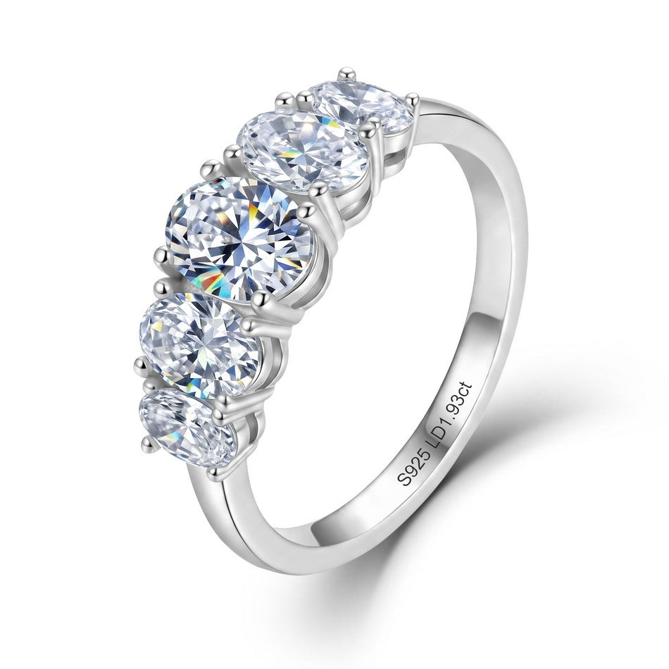 Five Stone Lab Grown Diamond Ring