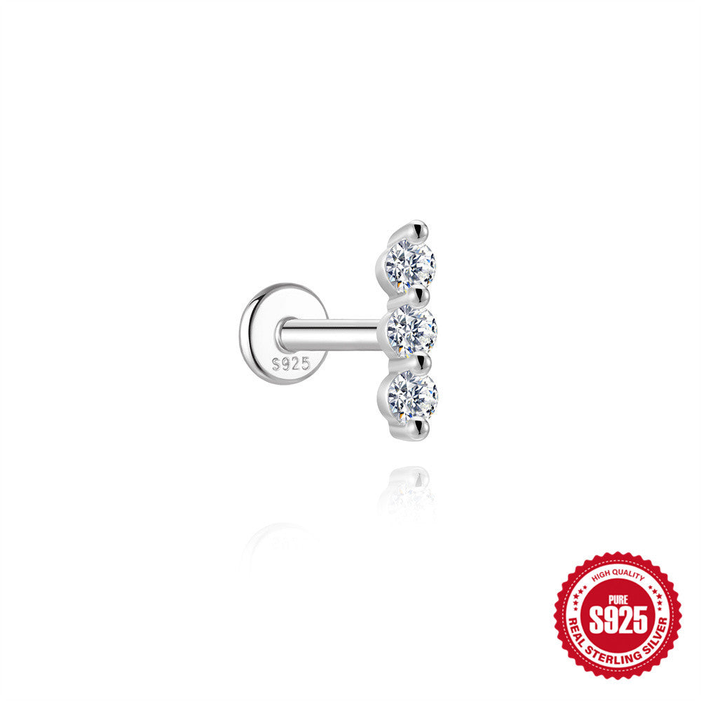 Flat-Back Moissanite Piercing YCE815 – image 11