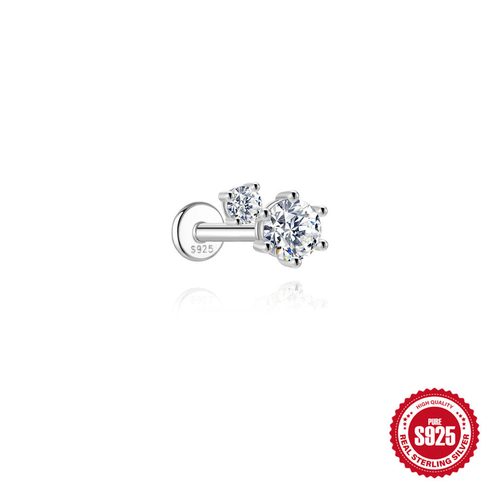 Flat-Back Moissanite Piercing YCE815 – image 15