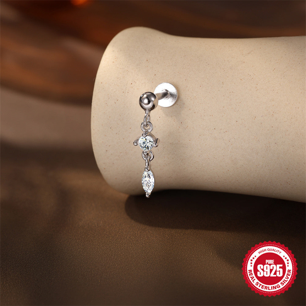 Flat-Back Moissanite Piercing YCE815 – image 4