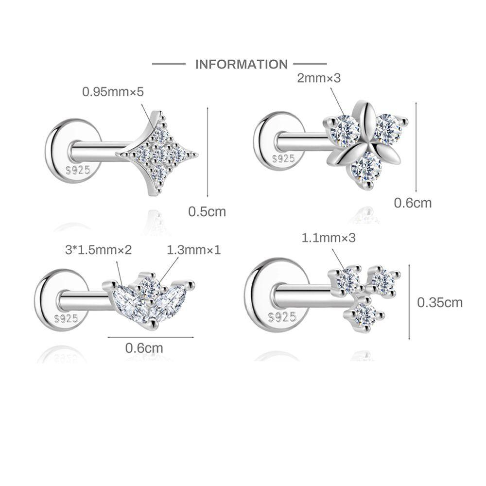 Flat-Back Moissanite Piercing YCE815 – image 7