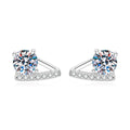 Geometric Moissanite Studs YCE922