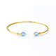 Synthetic blue crystal
