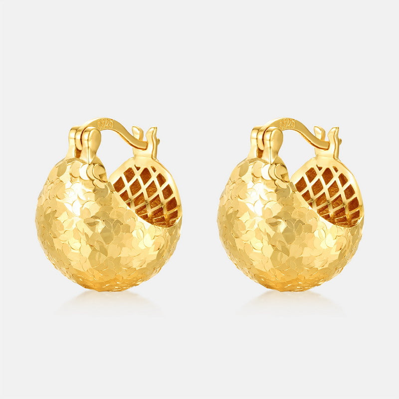 Gold-Plated Ice Shard Earrings – earring hoops in bulk