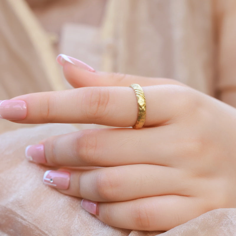 Gold Plated Ring – detail view 3