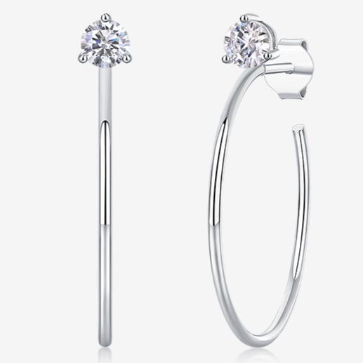 Graceful Afternoon Moissanite Earrings