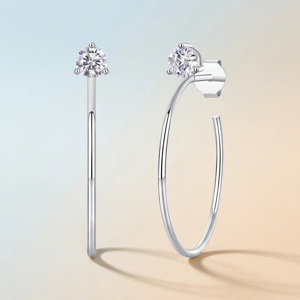 Graceful Afternoon Moissanite Earrings – wholesale moissanite jewelry