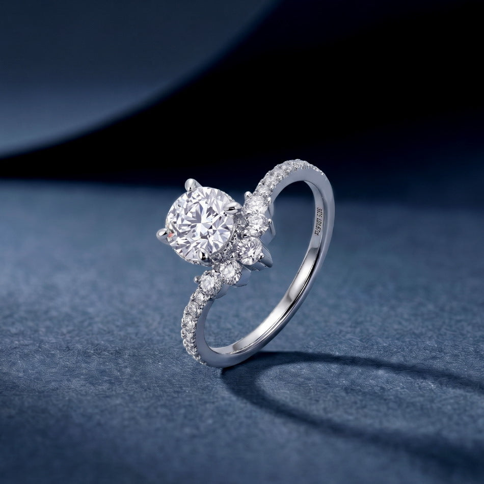 Round Lab Grown Diamond Graduated Ring – fine jewellery wholesale