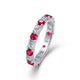 Silver-red / 5#