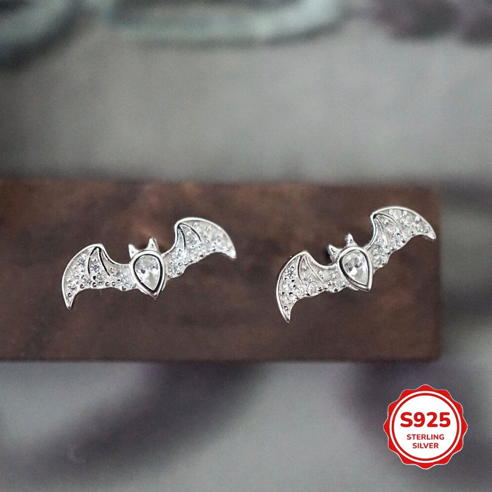 Halloween Bat Stud Earrings YCH163