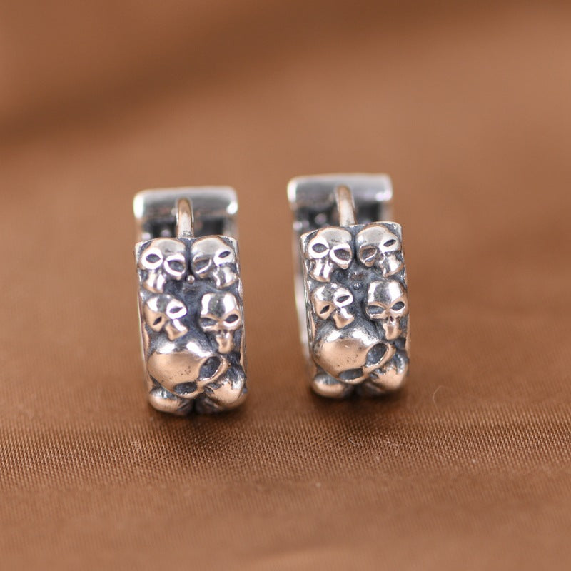 Halloween Skull Earrings YCH175 – wholesale earrings in bulk