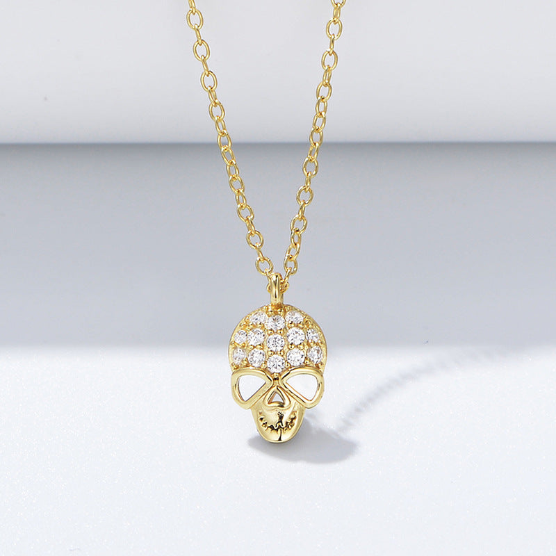 Halloween Skull Pendant Necklace