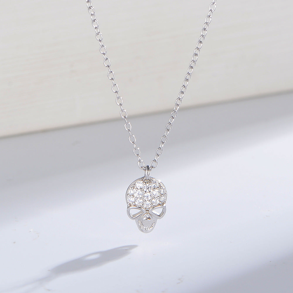 Halloween Skull Pendant Necklace – image 5