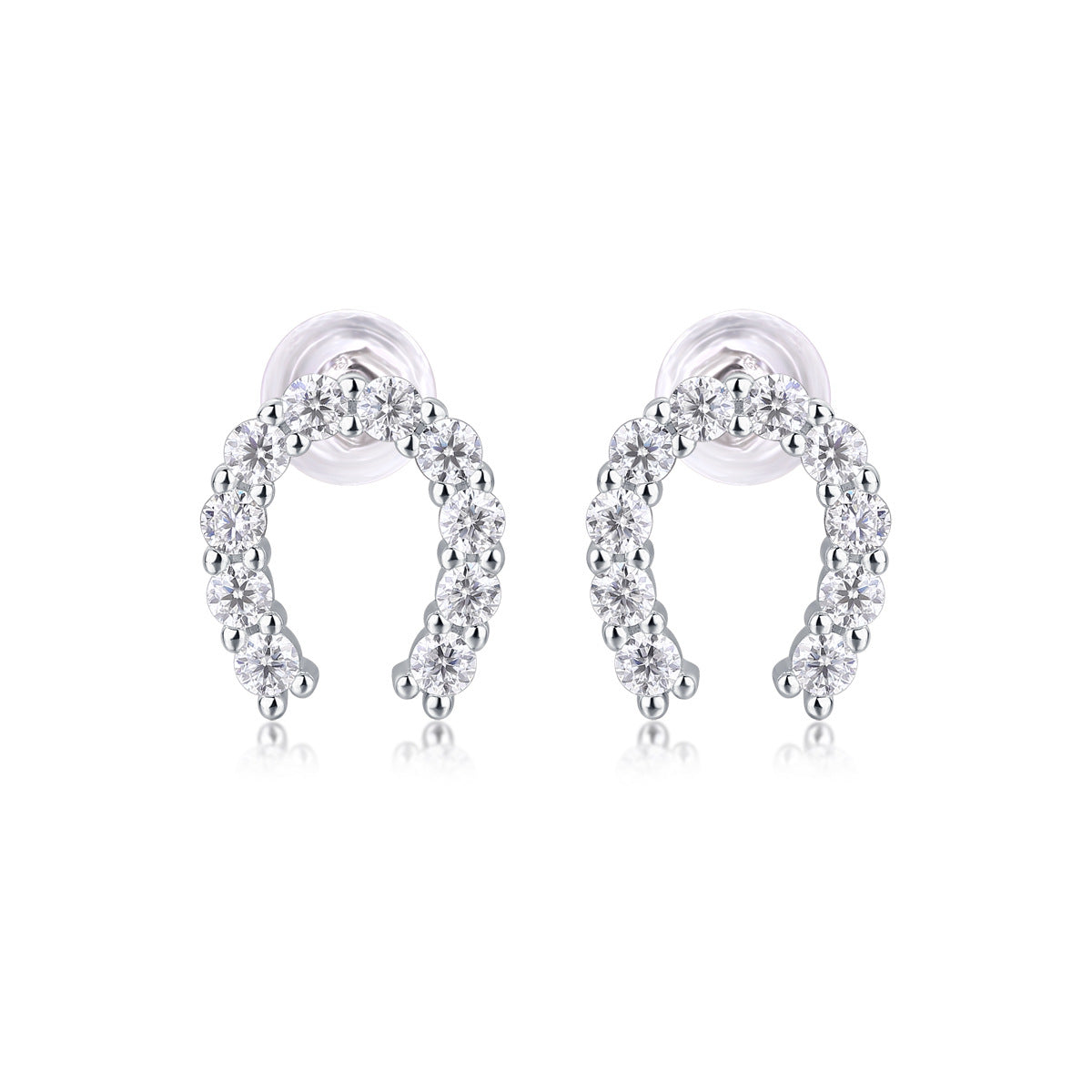 Happiness Moissanite Stud Earrings