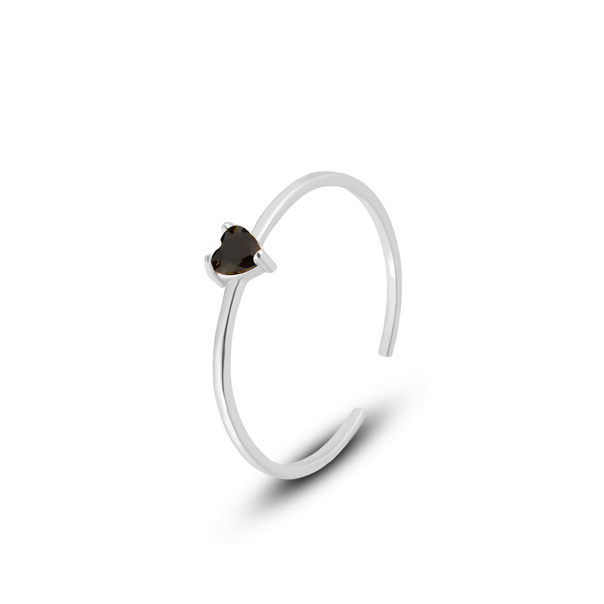 Heart-Shaped Colorful Zircon Ring – image 12