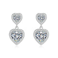 Heart-Shaped Moissanite Studs YCE905