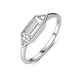 Rhodium Plated / 5#