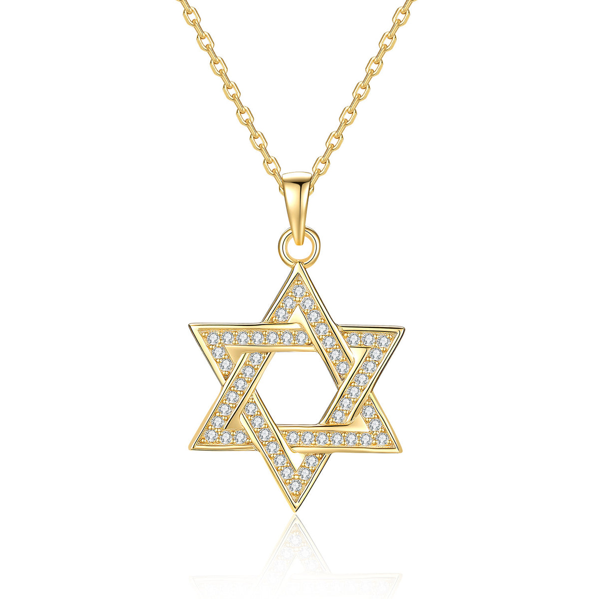 Hexagram Moissanite Pendant YCN586