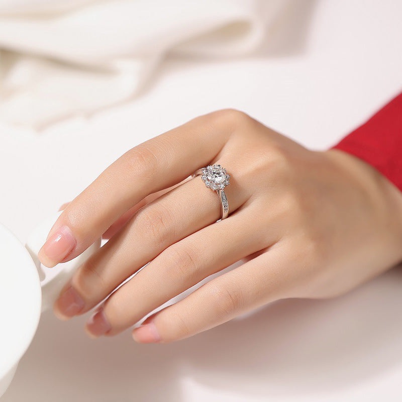Icy Moissanite Ring – wholesale moissanite rings