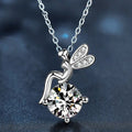 S925 Sterling Silver Moissanite FARCENT Pendant Necklace