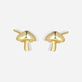 S925 Sterling Silver Mushroom Stud Earrings
