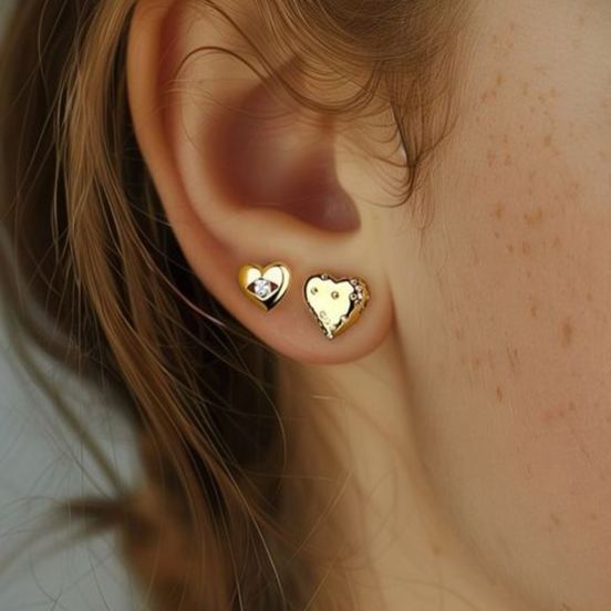 S925 Sterling Silver Micro-set Zircon Stud Earrings