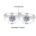 S925 "Half the Realm"  Sterling Silver Moissanite Ring